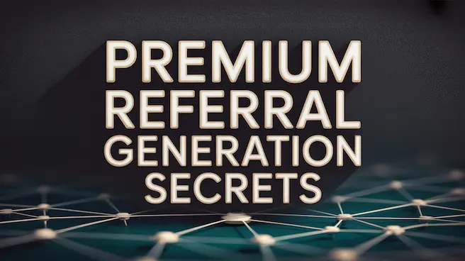 Premium Referral Generation Secrets