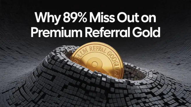 Why 89% Miss Out on Premium Referral Gold