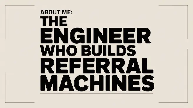 The Engineer Who Builds Referral Machines